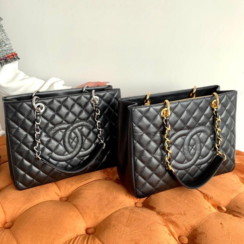 Chanel Tote shopping bag Grained Calfskin and Gold-Tone Metal black A50995 34x24x12cm-duoc-ban-tai-Hvip Bags and Accessories