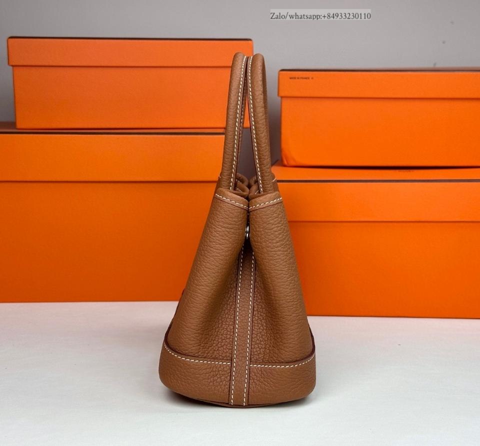 Hermès Garden Party mini 23cm gold Negonda PHW -duoc-ban-tai-Hvip Bags and Accessories