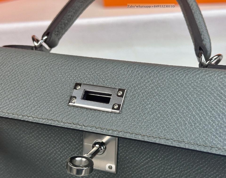 Hermès Kelly mini Vert Amanda epsom PHW -duoc-ban-tai-Hvip Bags and Accessories