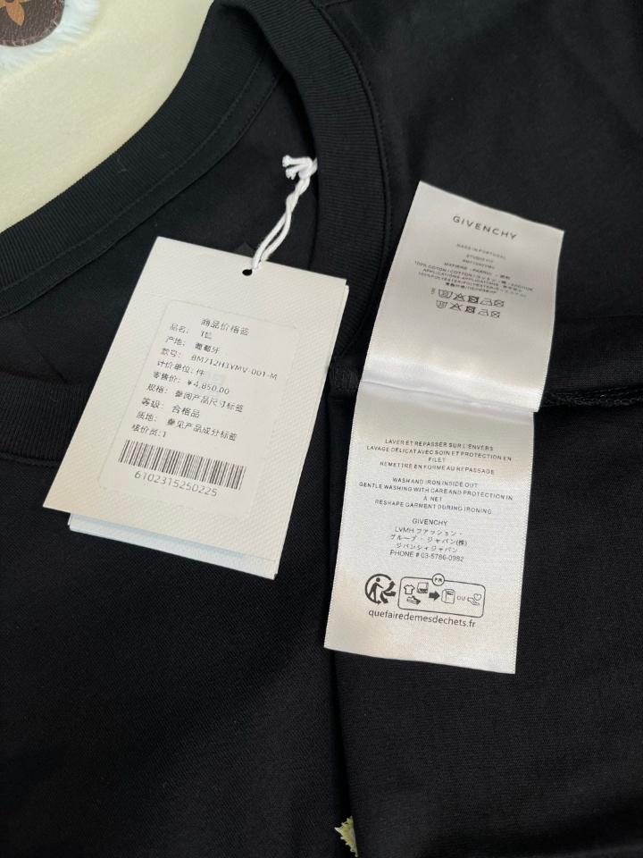 GIVENCHY 4G Mesh Embroidered Logo Classic Fit Short Sleeve T-Shirt BM712H3YMV001-duoc-ban-tai-Hvip Shoes and Clothes