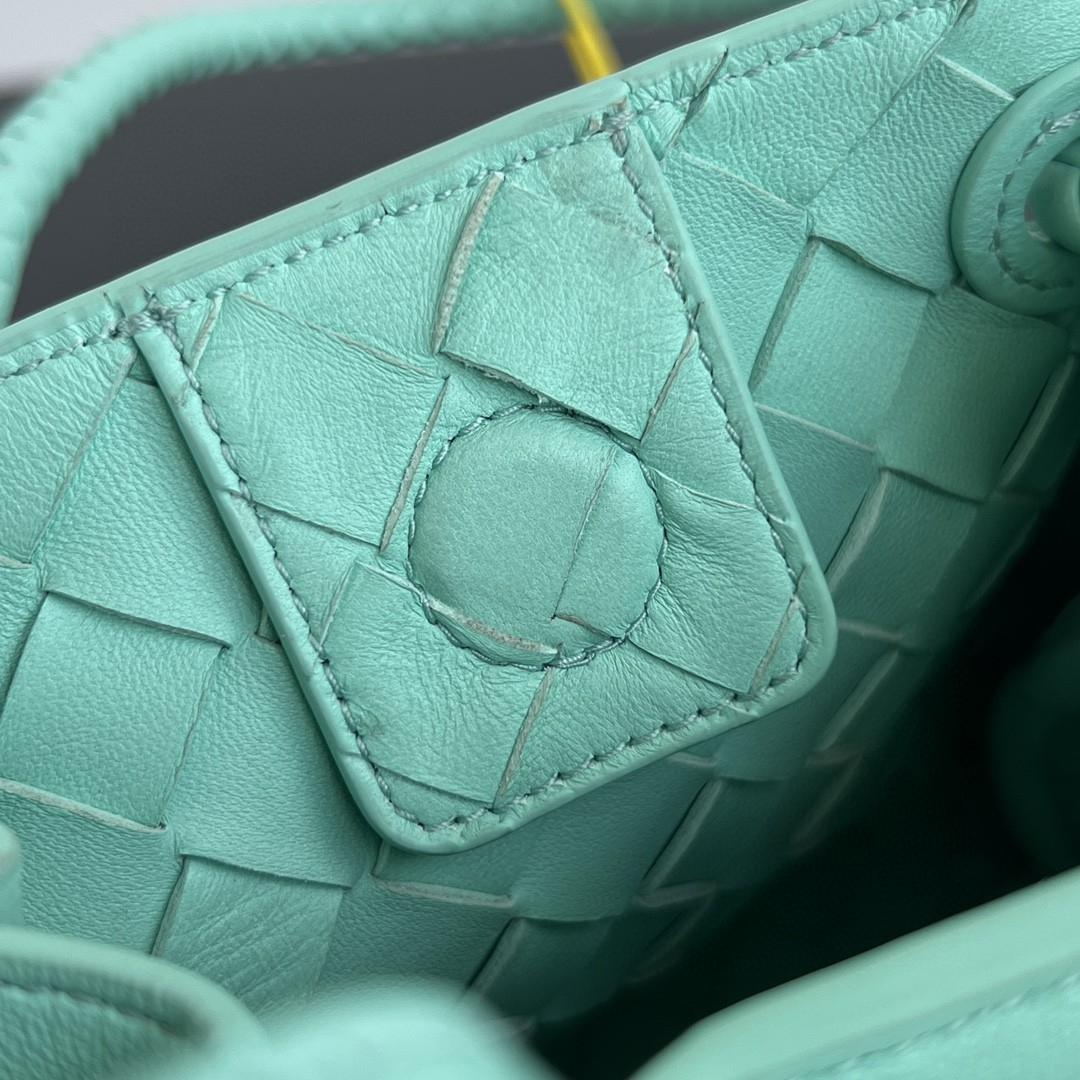 Bottega Veneta Small Parachute Intrecciato light green 796569 21X17X16.5cm-duoc-ban-tai-Hvip Bags and Accessories