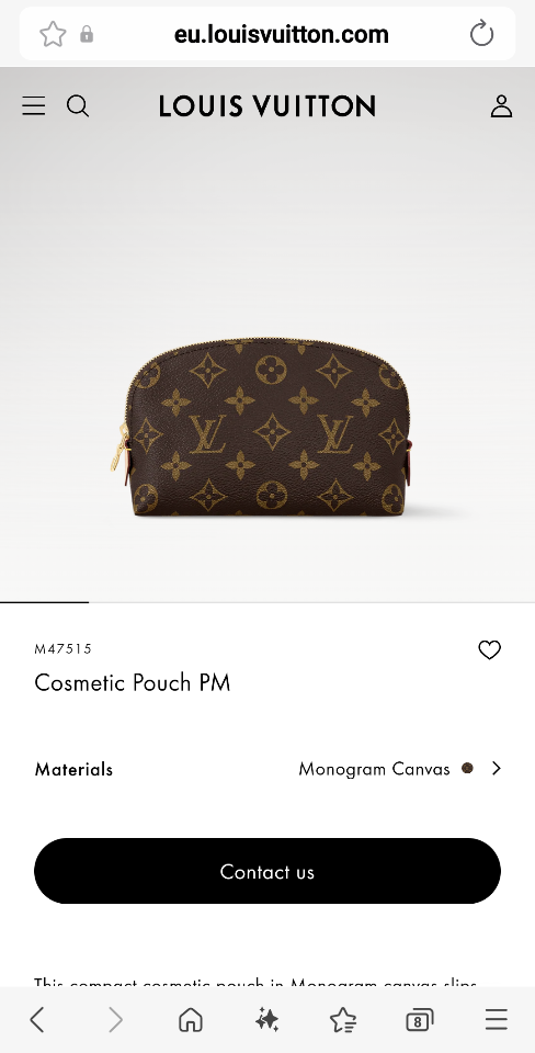 Louis Vuitton M47515
Cosmetic Pouch PM-duoc-ban-tai-Hvip Bags and Accessories