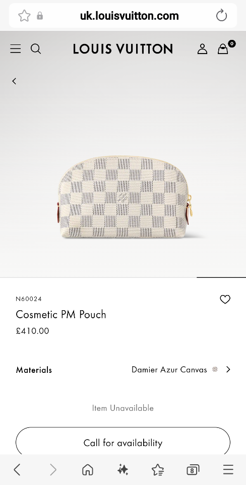 Louis Vuitton N60024
Cosmetic PM Pouch-duoc-ban-tai-Hvip Bags and Accessories