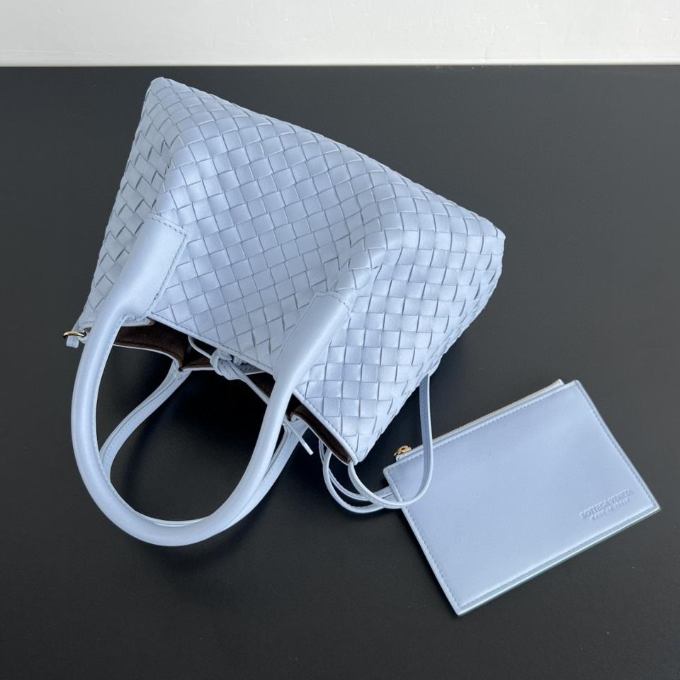 Bottega Veneta  Small Pinacoteca Lunar/fondant  819004 15*24*12cm-duoc-ban-tai-Hvip Bags and Accessories