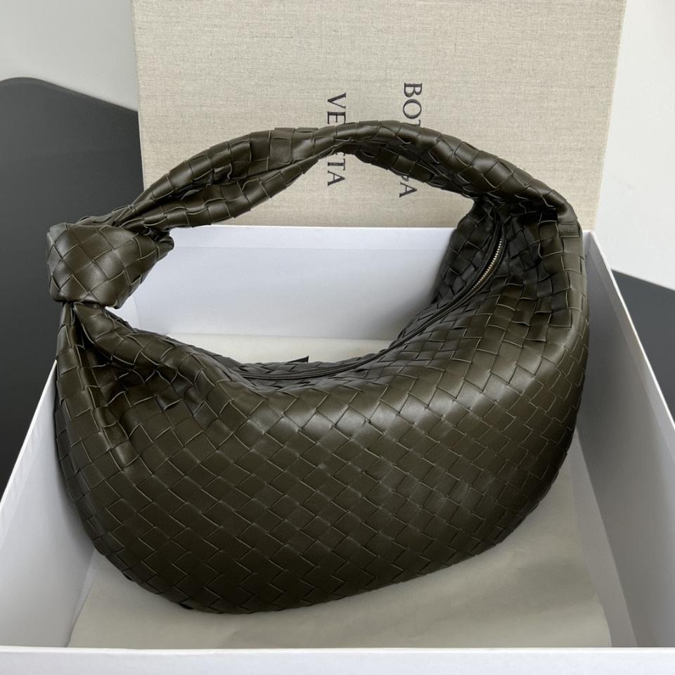 Bottega Veneta Jodie dark khaki  600261 48x40x16cm-duoc-ban-tai-Hvip Bags and Accessories