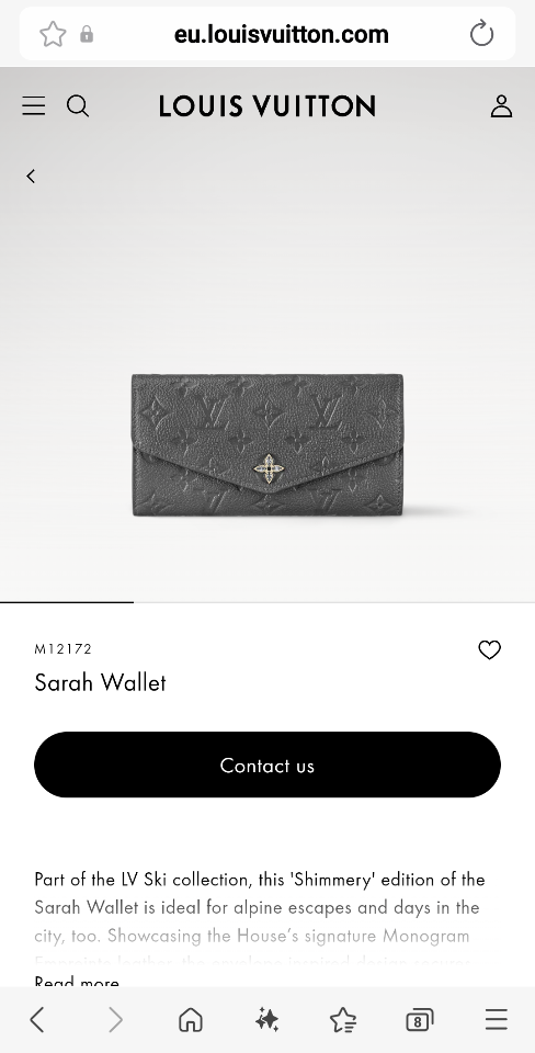 Louis Vuitton M12172
Sarah Wallet-duoc-ban-tai-Hvip Bags and Accessories