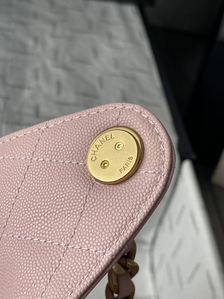 CHANEL 25 Small Handbag grained Calfskin & gold-tone tone Metal,pink AS5293 30-26-14cm-duoc-ban-tai-Hvip Bags and Accessories