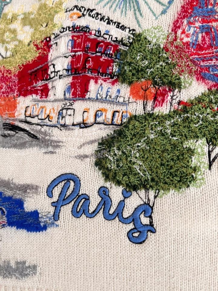 Dior Souvenir Embroidered Sweater
White Multicolor Cashmere Knit
544S57PR331_X0888-duoc-ban-tai-Hvip Shoes and Clothes