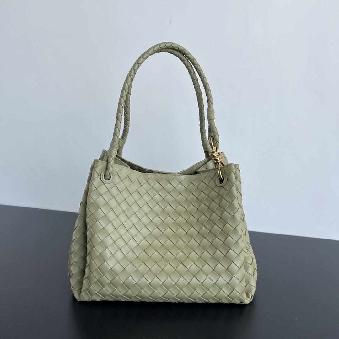 Bottega Veneta Large Parachute olive green 796571 30X26X20cm-duoc-ban-tai-Hvip Bags and Accessories