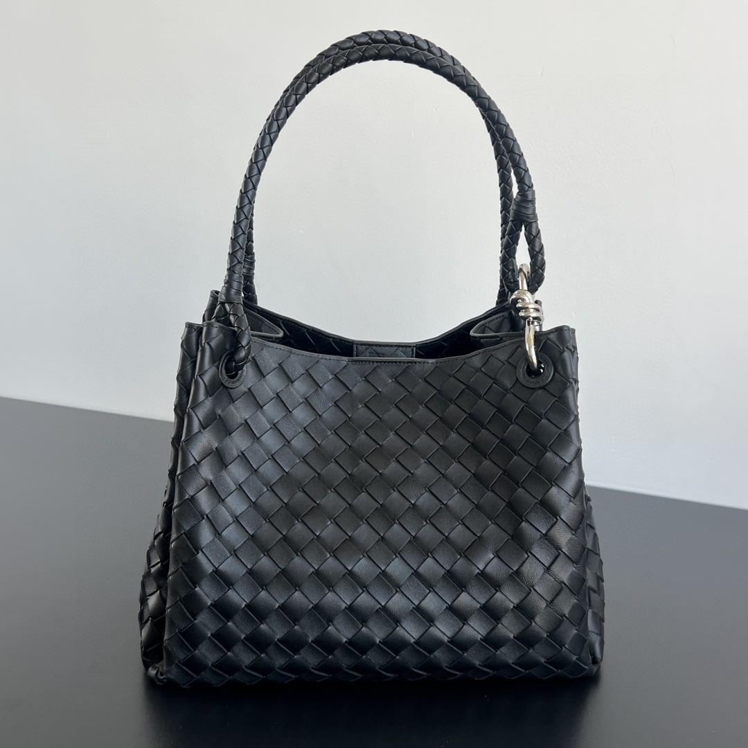 Bottega Veneta Large Parachute black 796571 30X26X20cm-duoc-ban-tai-Hvip Bags and Accessories