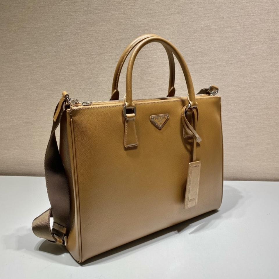 Prada Galleria Saffiano bag 2VG061 desert 39x29x9cm -duoc-ban-tai-Hvip Bags and Accessories