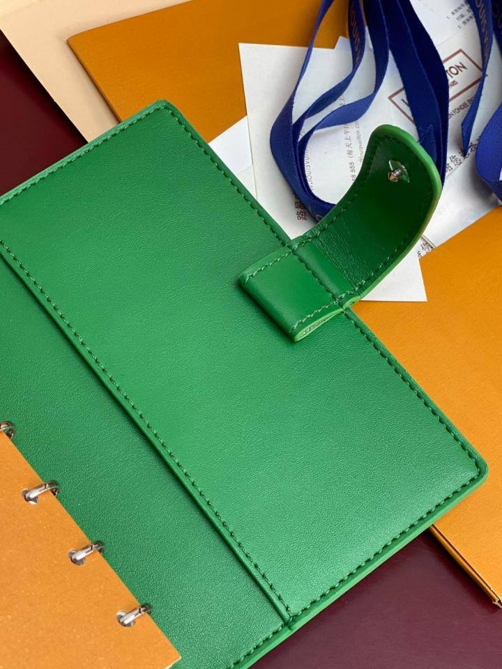Louis Vuitton R20005 Customizable Small Ring Agenda Cover green -duoc-ban-tai-Hvip Bags and Accessories