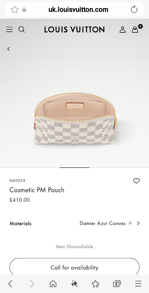 Louis Vuitton N60024
Cosmetic PM Pouch-duoc-ban-tai-Hvip Bags and Accessories