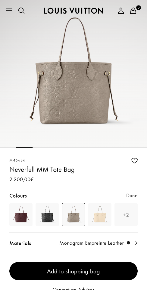 Louis Vuitton M45686
Neverfull MM Tote Bag 31 x 28 x 14cm-duoc-ban-tai-Hvip Bags and Accessories