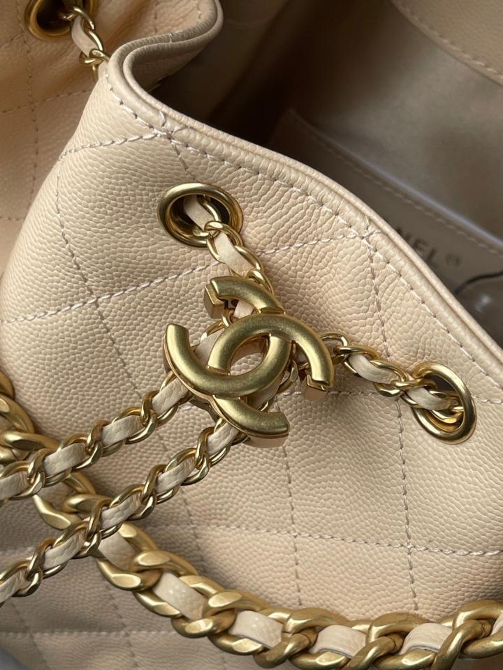 CHANEL 25 Small Handbag grained Calfskin & gold-tone tone Metal,light beige AS5293 30-26-14cm-duoc-ban-tai-Hvip Bags and Accessories