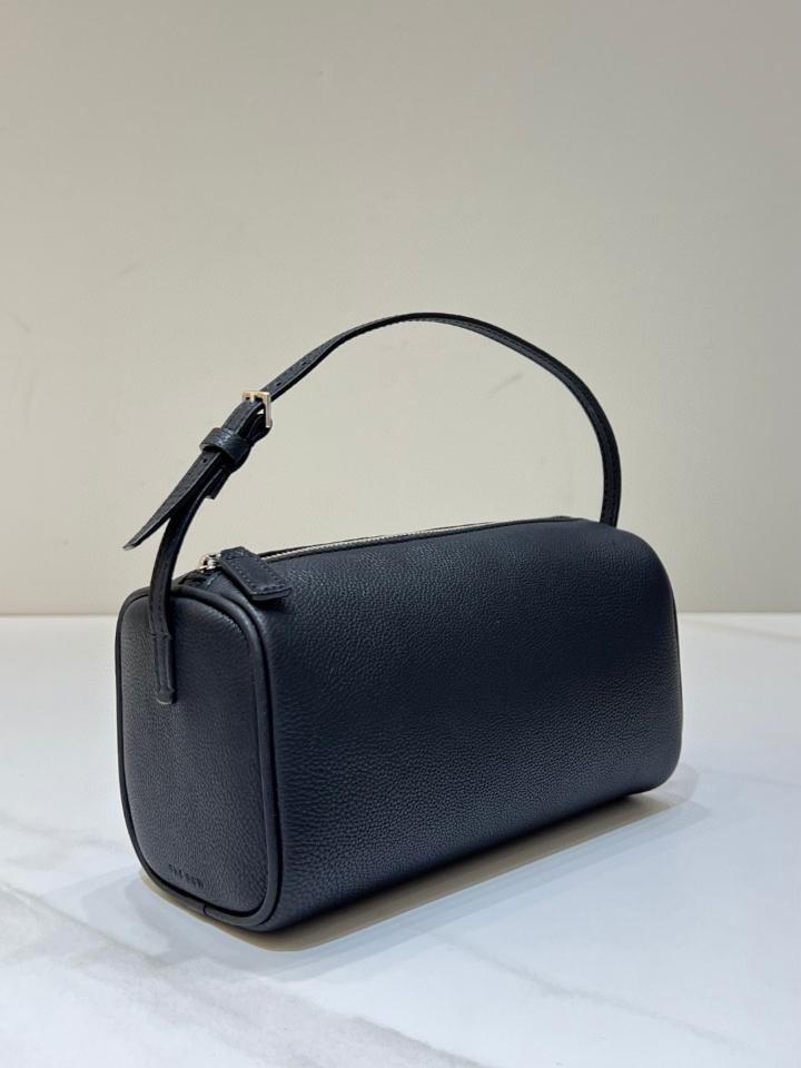 The Row 90's Bag in grained calfskin Leatherblack 19.5x10x 8cm  -duoc-ban-tai-Hvip Bags and Accessories