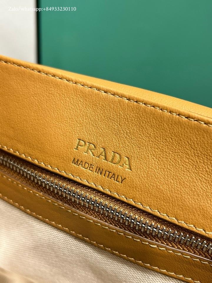 Prada Medium leather shoulder bag beige 2VD069 22x22x12cm-duoc-ban-tai-Hvip Bags and Accessories