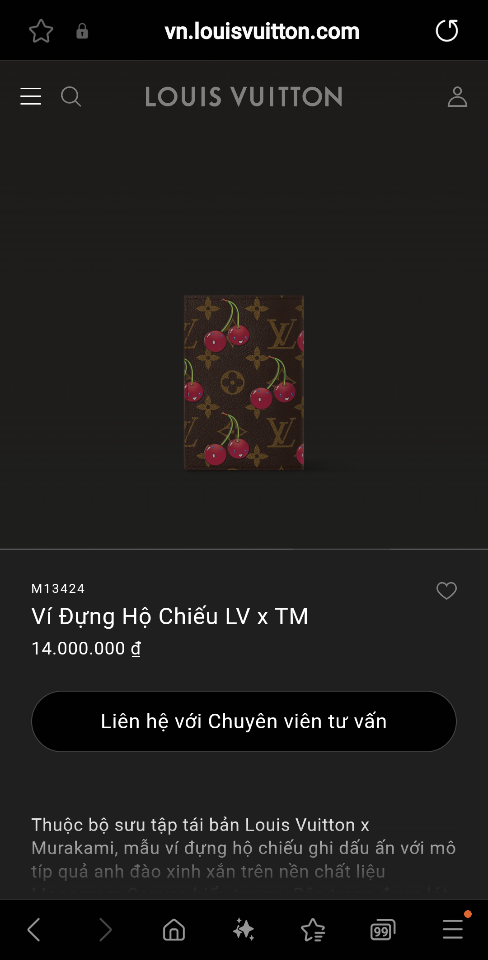 Louis Vuitton M13424
Ví Đựng Hộ Chiếu LV x TM 14 x 2.5 x 10cm (1)-duoc-ban-tai-Hvip Bags and Accessories