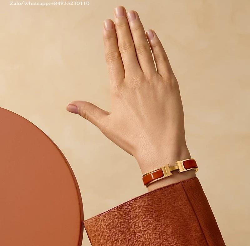 HERMÈS Clic H bracelet H700001F orange GHW -duoc-ban-tai-Hvip Bags and Accessories