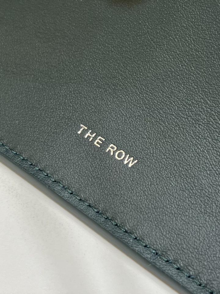 The Row Soft Margaux 15 Bag in Leather  green 38.5x16x30cm -duoc-ban-tai-Hvip Bags and Accessories