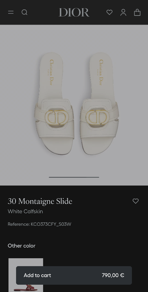 Dior 30 Montaigne Slide
White Calfskin
 KCO373CFY_S03W (2)-duoc-ban-tai-Hvip Shoes and Clothes