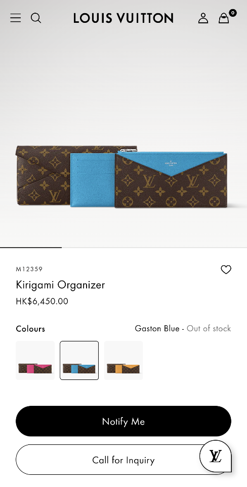 Louis Vuitton M12359
Kirigami Organizer-duoc-ban-tai-Hvip Bags and Accessories