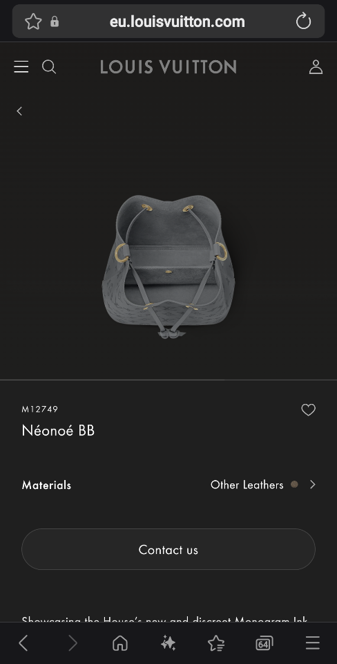 Louis Vuitton M12749
Néonoé BB 20 x 20 x 13cm -duoc-ban-tai-Hvip Bags and Accessories