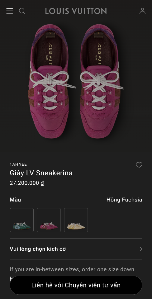 Louis Vuitton 1AHNEE
Giày LV Sneakerina (N1)-duoc-ban-tai-Hvip Shoes and Clothes