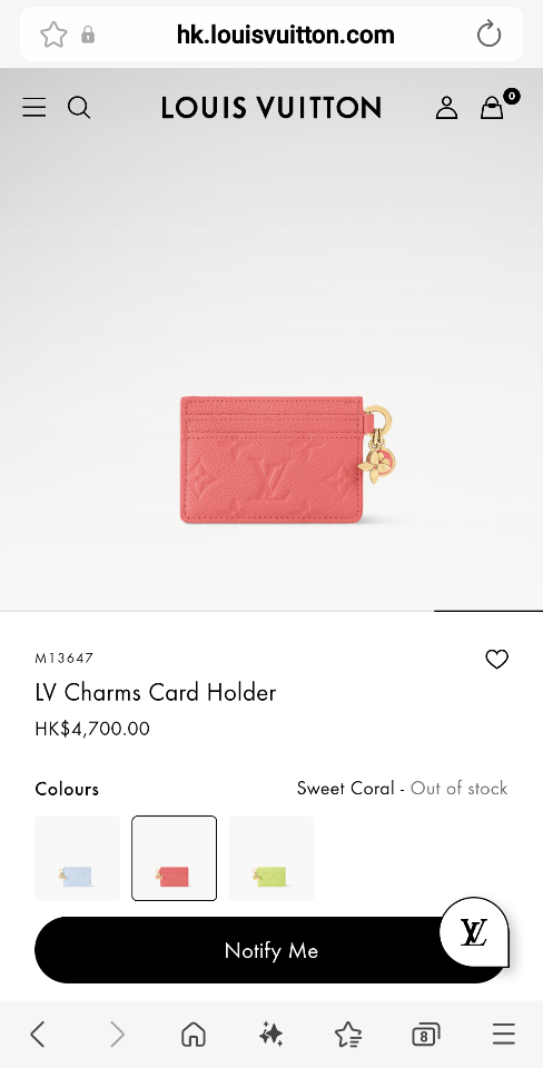 Louis Vuitton M13647
LV Charms Card Holder-duoc-ban-tai-Hvip Bags and Accessories