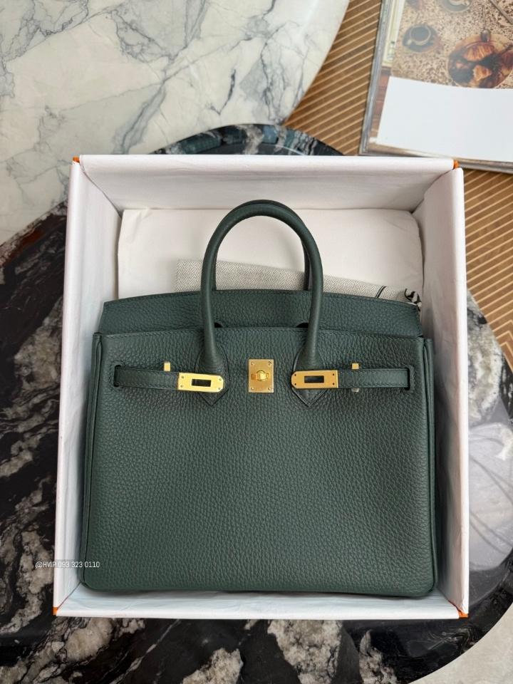 Hermès Birkin 25cm Vert Fonce togo GHW -duoc-ban-tai-Hvip Bags and Accessories