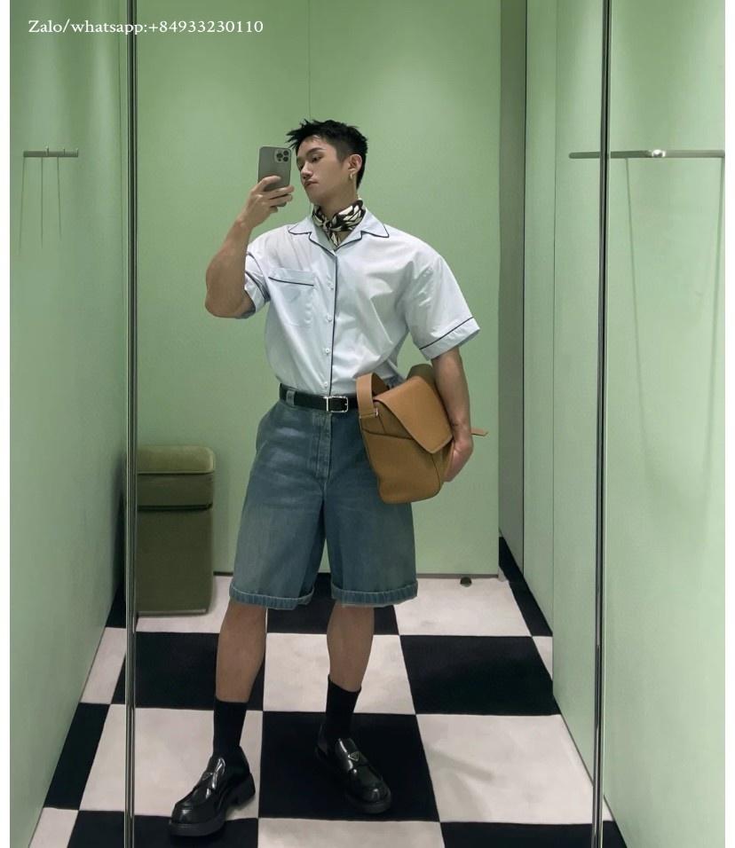 Prada Medium leather shoulder bag beige 2VD069 22x22x12cm-duoc-ban-tai-Hvip Bags and Accessories