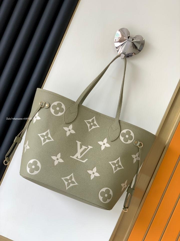 Louis Vuitton M46649 Neverfull MM Tote Monogram Empreinte 31 x 28 x 14cm-duoc-ban-tai-Hvip Bags and Accessories