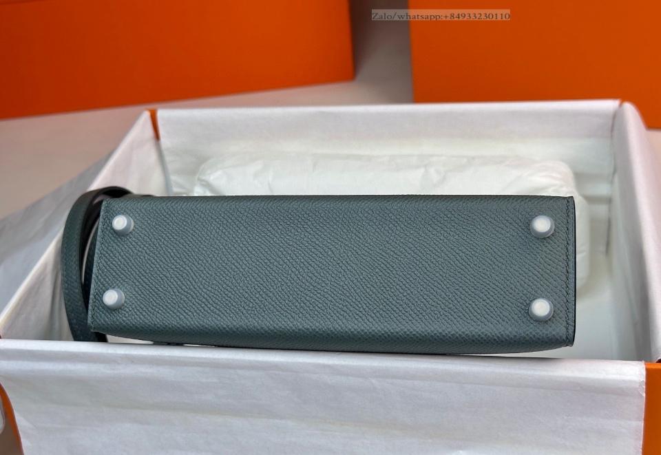 Hermès Kelly mini Vert Amanda epsom PHW -duoc-ban-tai-Hvip Bags and Accessories