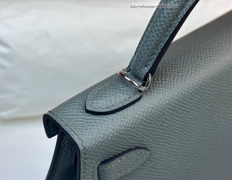 Hermès Kelly mini Vert Amanda epsom PHW -duoc-ban-tai-Hvip Bags and Accessories