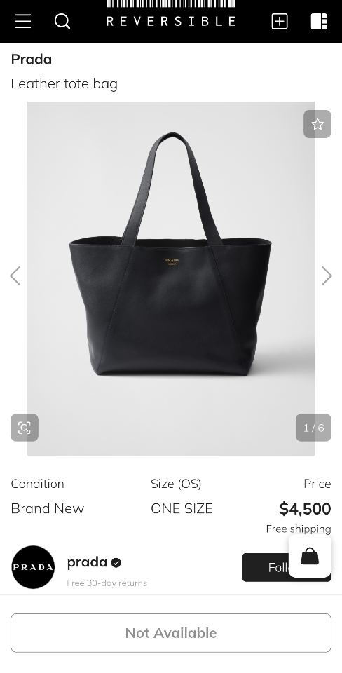 Prada
Leather tote bag 2VG123 40x35.5x14cm-duoc-ban-tai-Hvip Bags and Accessories