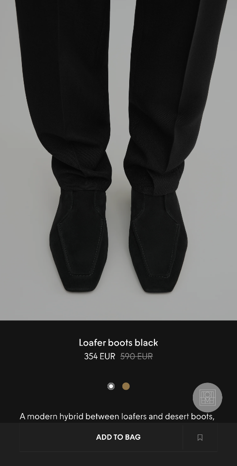 Toteme Loafer boots black 244-WAS0162 (1) -duoc-ban-tai-Hvip Shoes and Clothes