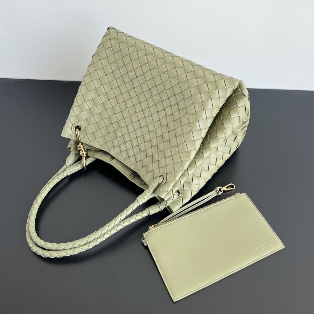 Bottega Veneta Large Parachute olive green 796571 30X26X20cm-duoc-ban-tai-Hvip Bags and Accessories