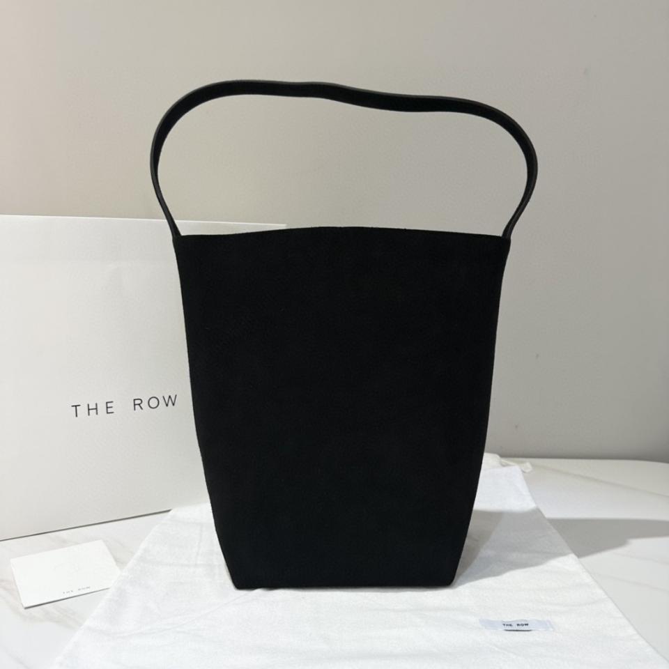 THE ROW
Medium N/S Park suede tote bag black 30X28X15.5cm -duoc-ban-tai-Hvip Bags and Accessories