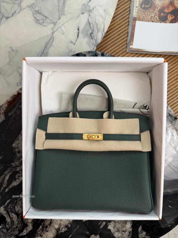 Hermès Birkin 25cm Vert Fonce togo GHW -duoc-ban-tai-Hvip Bags and Accessories