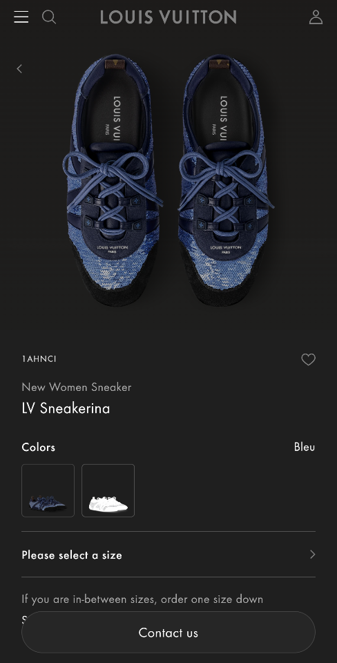 Louis Vuitton 1AHNCI
New Women Sneaker
LV Sneakerina (n1)-duoc-ban-tai-Hvip Shoes and Clothes