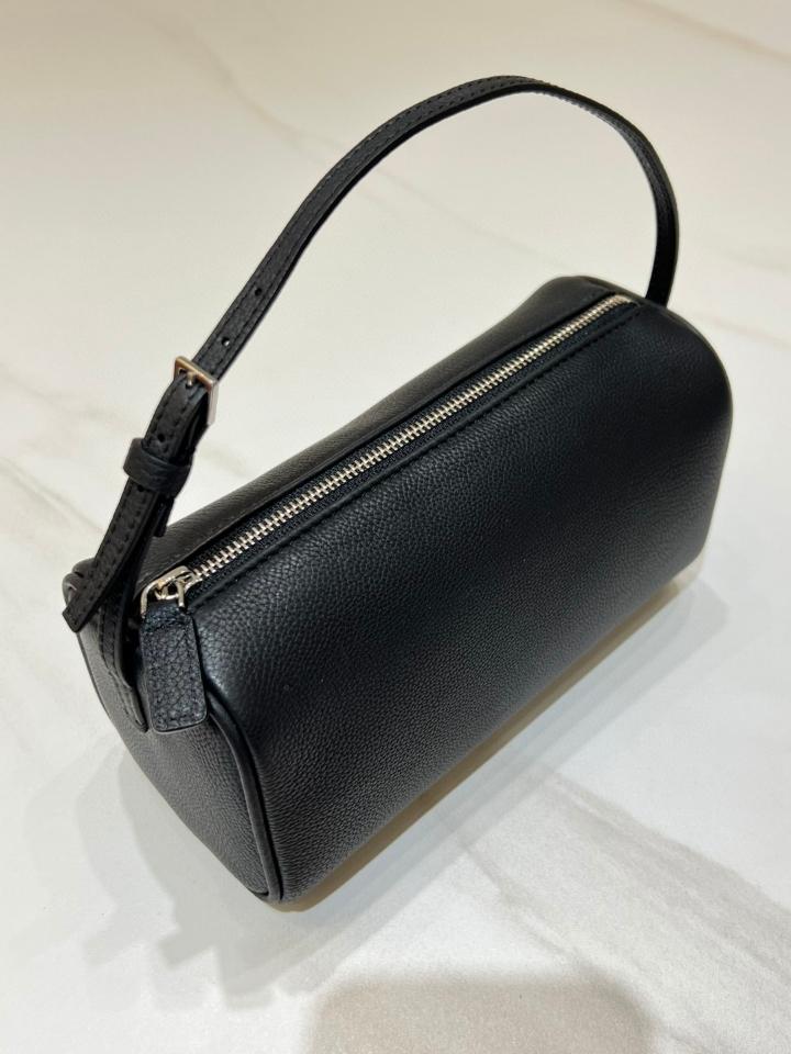 The Row 90's Bag in grained calfskin Leatherblack 19.5x10x 8cm  -duoc-ban-tai-Hvip Bags and Accessories