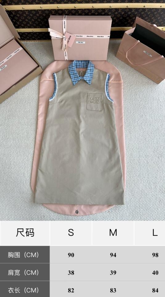 Miu Miu Chino mini-dress MF5689-duoc-ban-tai-Hvip Shoes and Clothes
