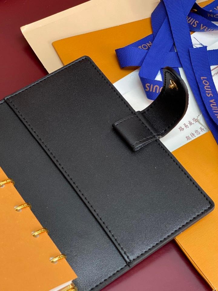Louis Vuitton R20005 Customizable Small Ring Agenda Cover black -duoc-ban-tai-Hvip Bags and Accessories