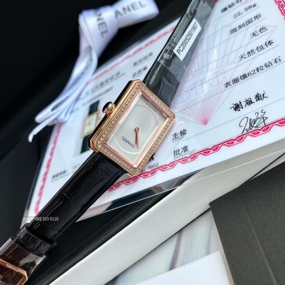 Chanel Boy-Friend H4887 Guilloché Watch 27.9 x 21.5mm-duoc-ban-tai-Hvip Bags and Accessories
