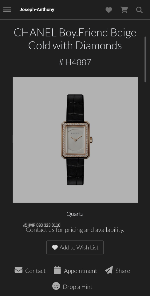 Chanel Boy-Friend H4887 Guilloché Watch 27.9 x 21.5mm-duoc-ban-tai-Hvip Bags and Accessories