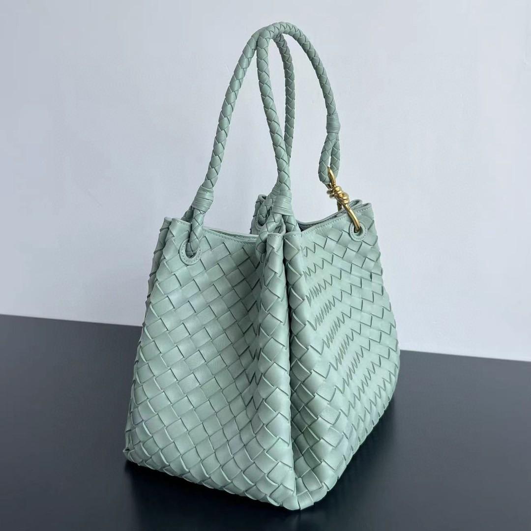 Bottega Veneta Large Parachute emerald green 796571 30X26X20cm-duoc-ban-tai-Hvip Bags and Accessories
