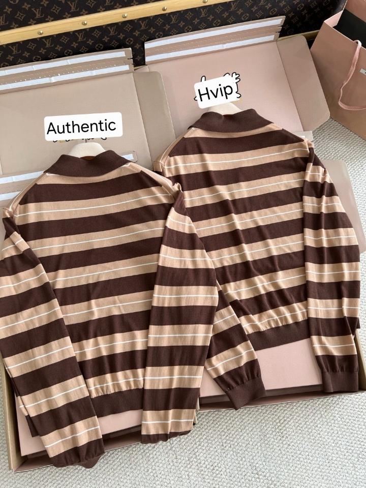 Miu Miu 
Cotton knit polo shirt MMLB32-duoc-ban-tai-Hvip Shoes and Clothes