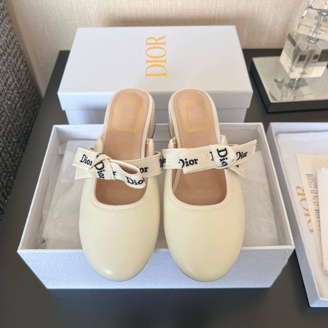Dior J'Adior Heeled Slide leather-duoc-ban-tai-Hvip Shoes and Clothes
