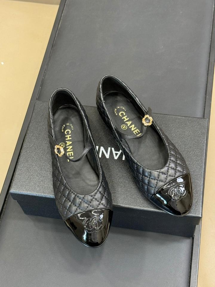 Chanel 25a BALLERINAS lambskin black (1) -duoc-ban-tai-Hvip Shoes and Clothes