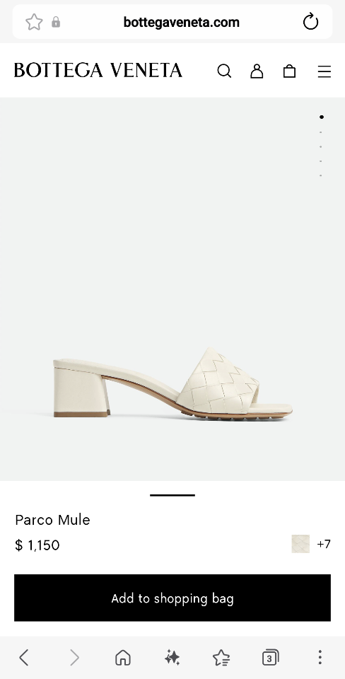 Bottega Veneta Parco Mule sea salt -duoc-ban-tai-Hvip Shoes and Clothes